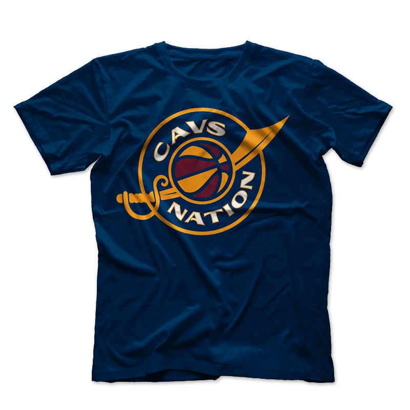 Cavs Nation T-Shirt blue