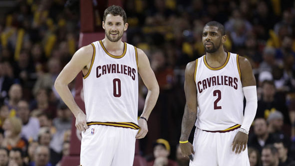 Kevin love kyrie irving on sale