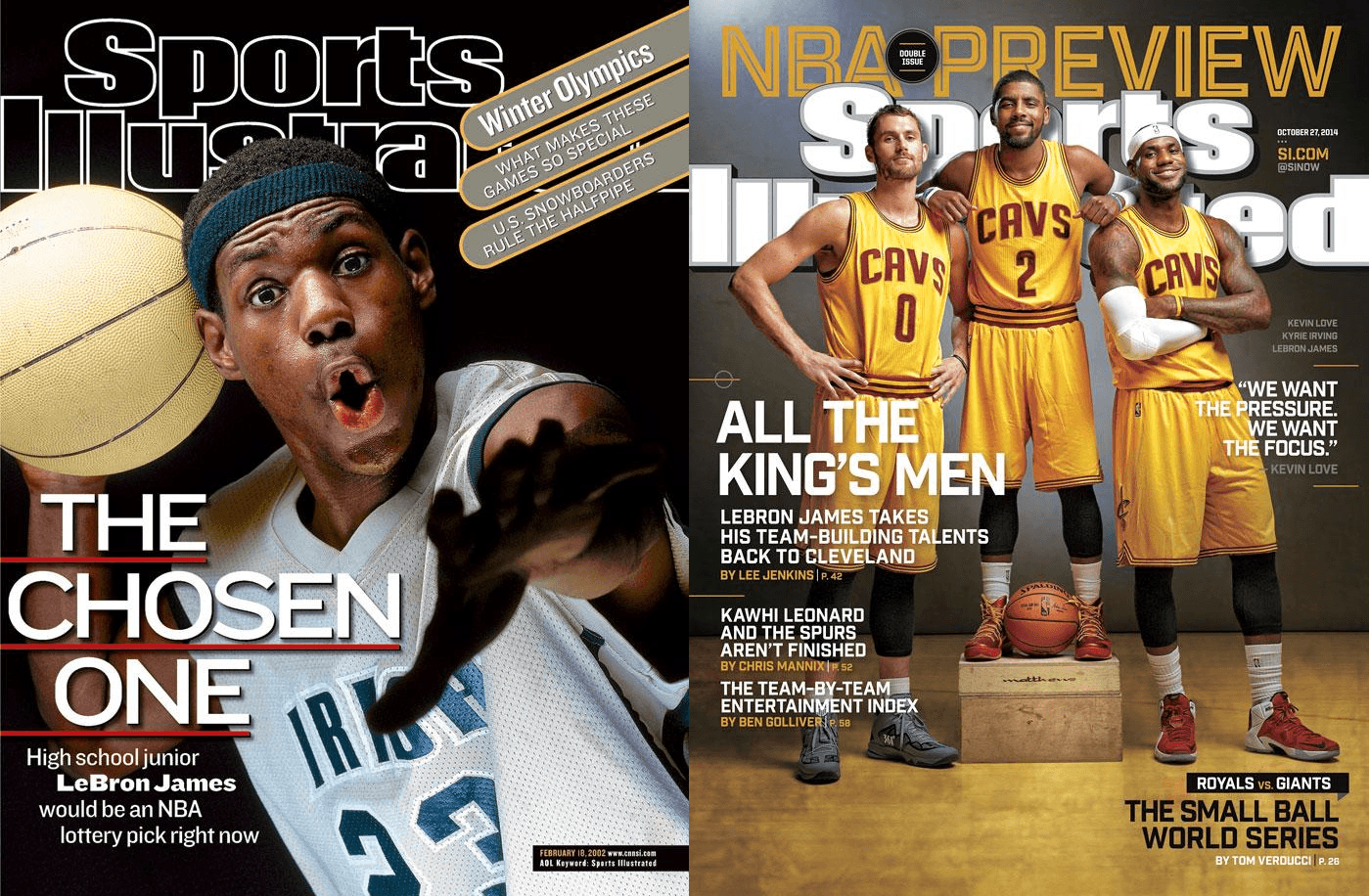 lebron james sports illustrated cover