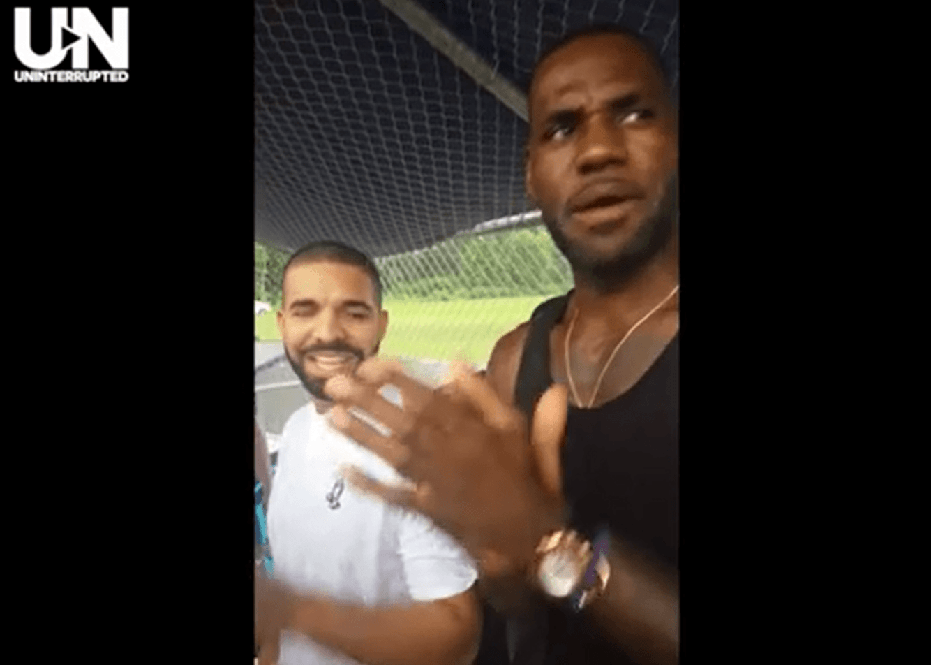 LeBron James, Drake, And NBA Stars Align In Toronto For Kickball Game