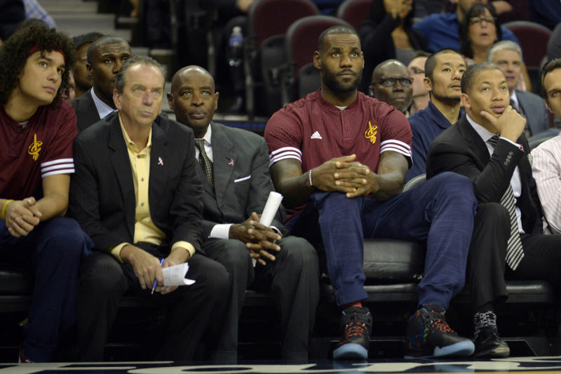 LeBron Spotted Wearing Unreleased Nikes At Cavs Game Last Night