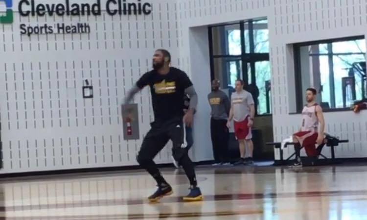 VIDEO: Kyrie Irving Shows Off Dance Moves, Does Running Man Challenge