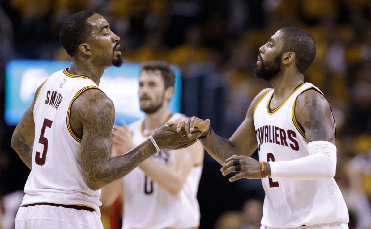 JR Smith Kyrie Irving