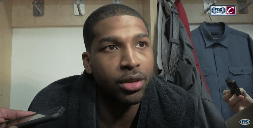 VIDEO: Tristan Thompson Is Not Happy With Bismack Biyombo