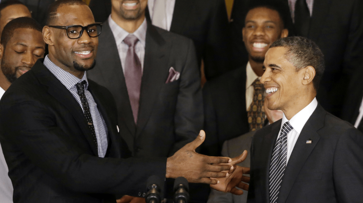 LeBron Obama Cavs White House