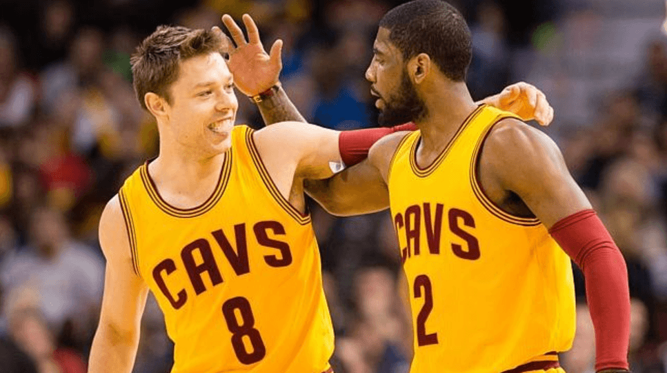 Once teammates turned NBA Champions, Kyrie Irving and Matthew Dellavedova are now rivals