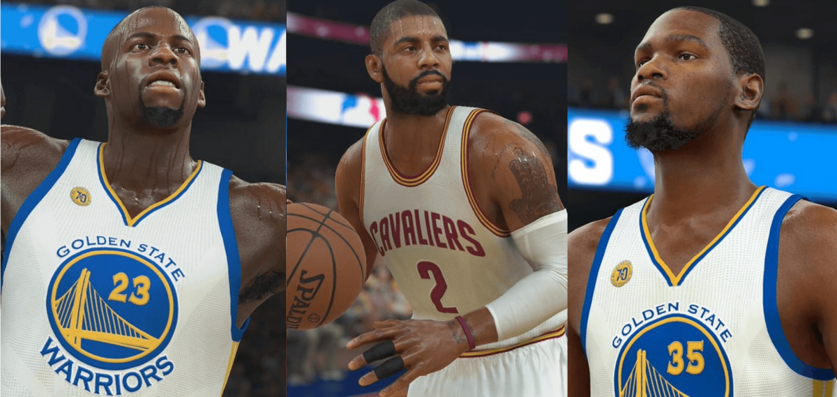 Kyrie Irving Draymond Durant NBA 2K17