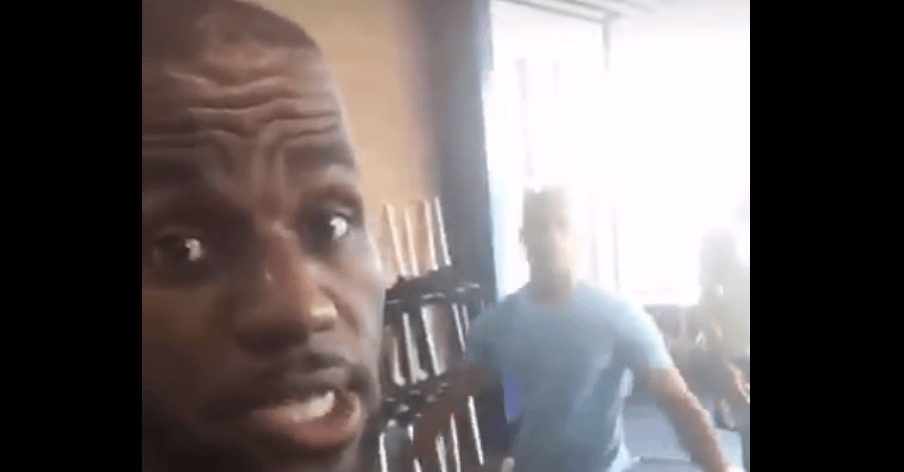 Video: LeBron James shows off Cavs&#8217; private team workout on Instagram