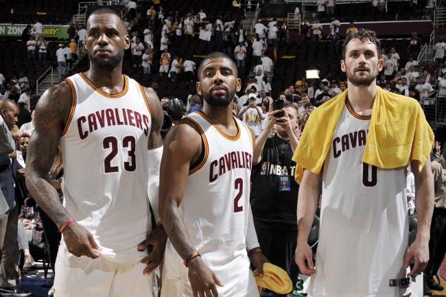 lebron james kyrie irving kevin love