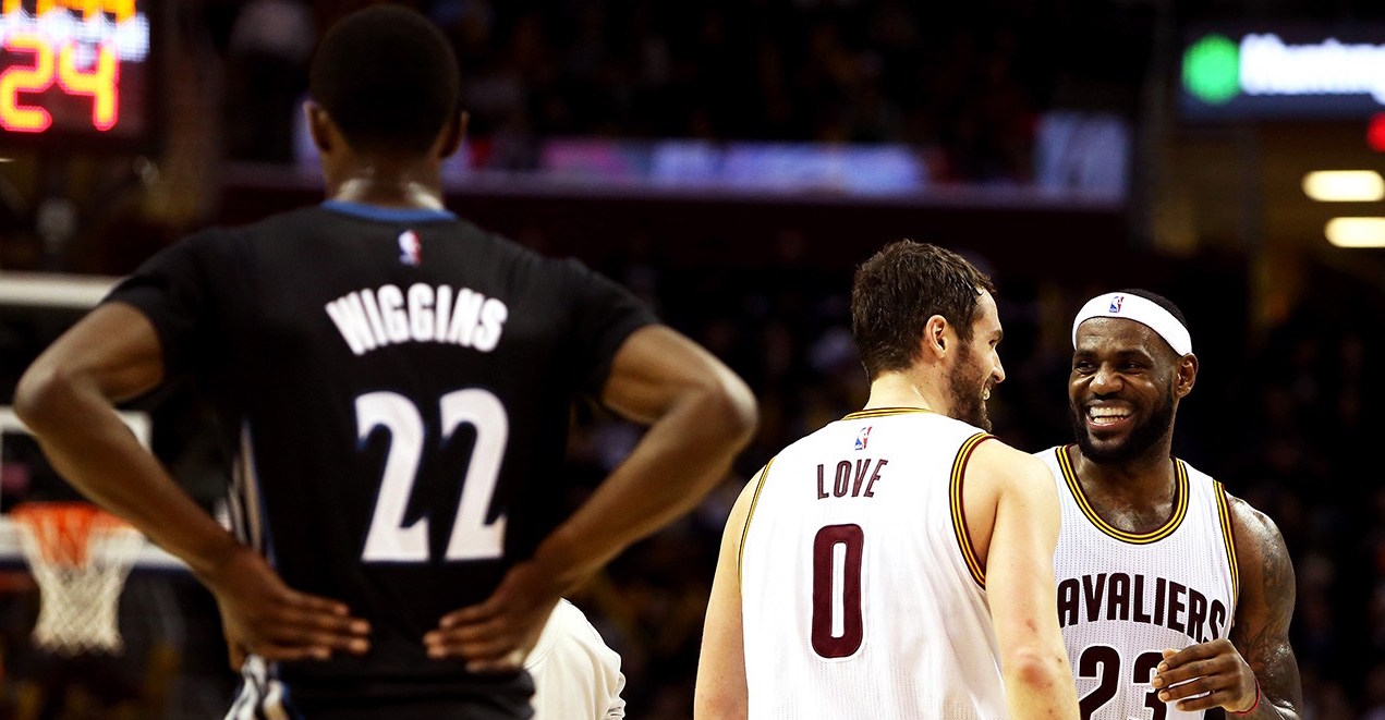 Andrew Wiggins reacts on the success of the team that drafted him