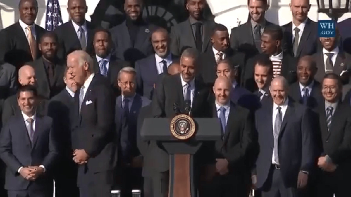 Obama Roasts Warriors