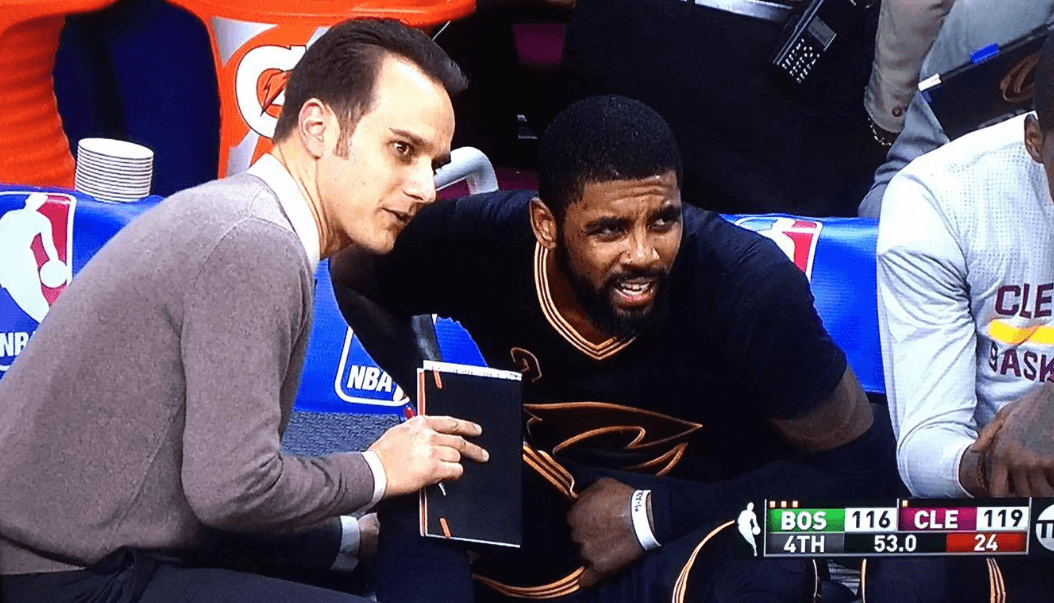 Kyrie irving Hamstring Cramp