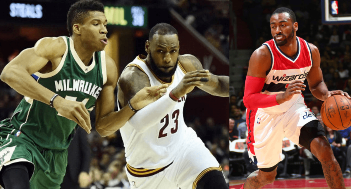 LeBron Giannis John Wall