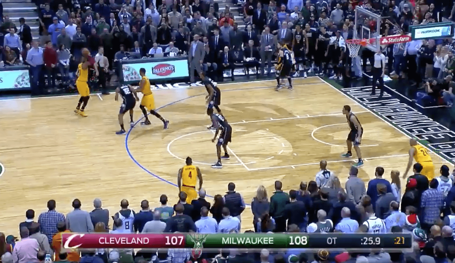 LeBron James&#8217; final trio of three-point shots covered 92 feet