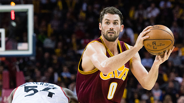 Kevin Love participated in this morning&#039;s practice, listed as questionable