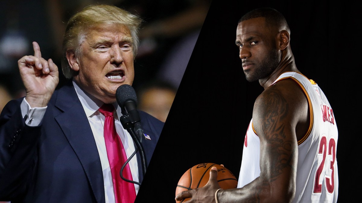 LeBron James, Donald Trump