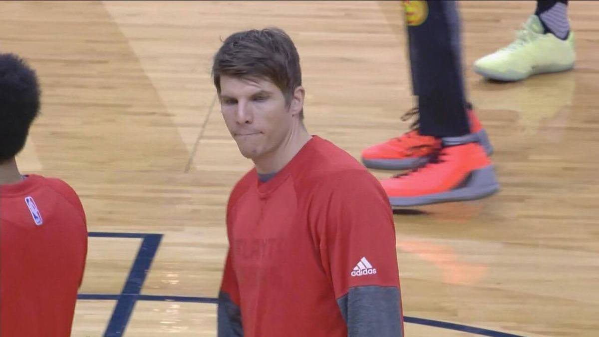 korver trade during warm ups