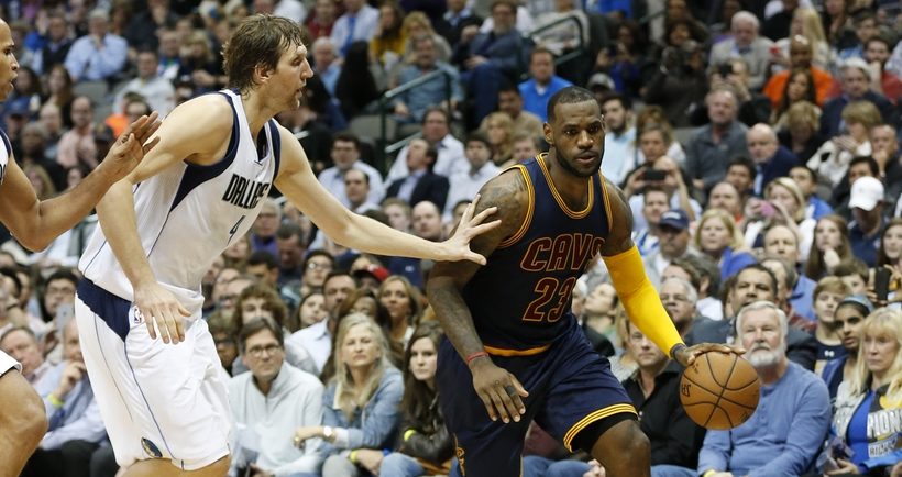 LeBron James posts video to congratulate Dirk Nowitzki on hitting 30,000 points