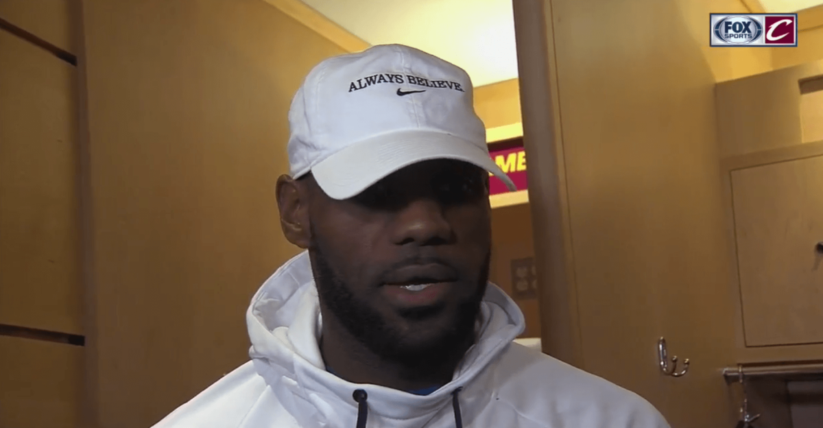 LeBron Postgame Hawks loss