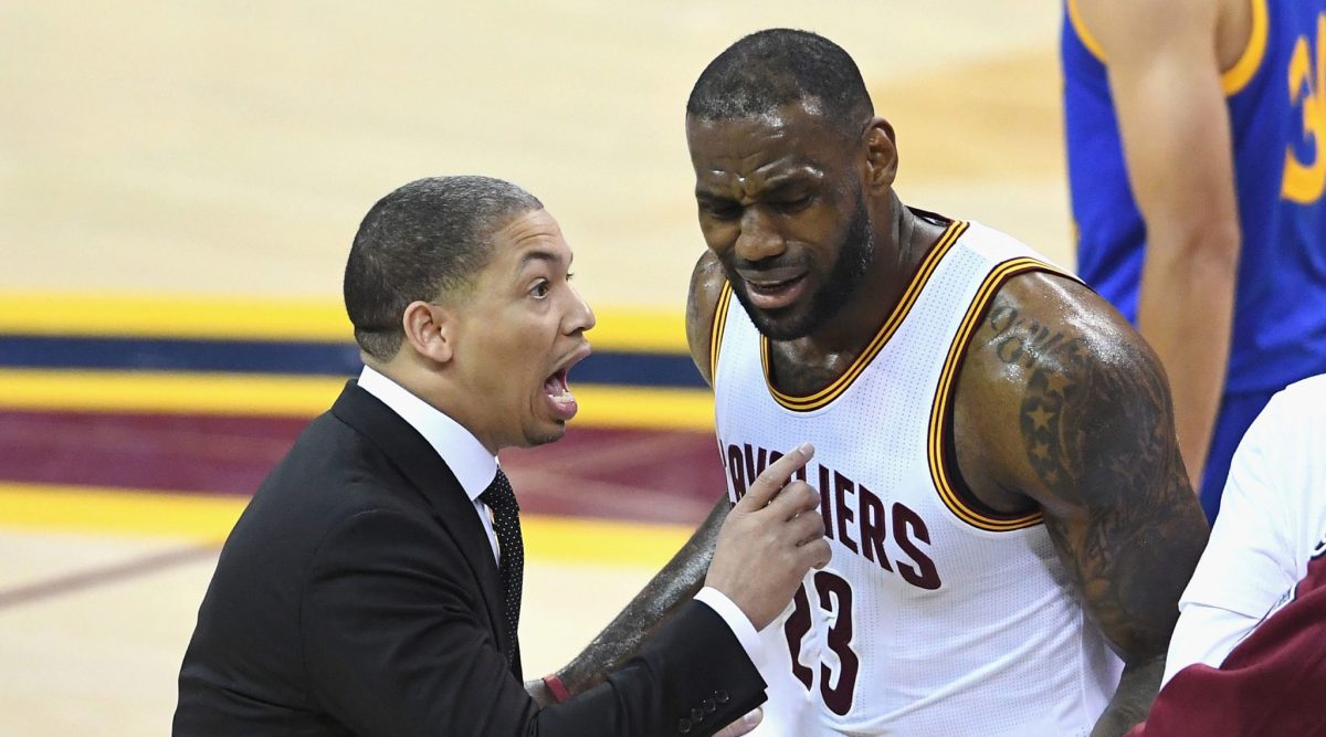 lebron james tyronn lue