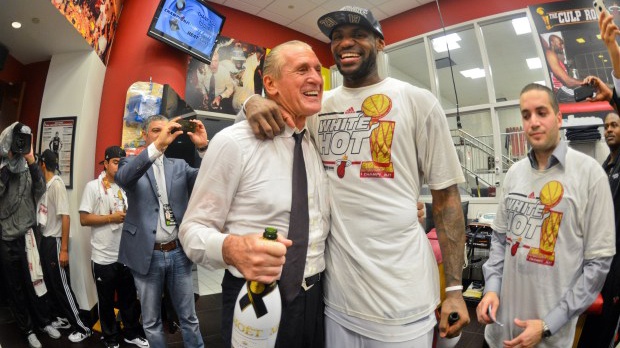 Pat Riley, LeBron James