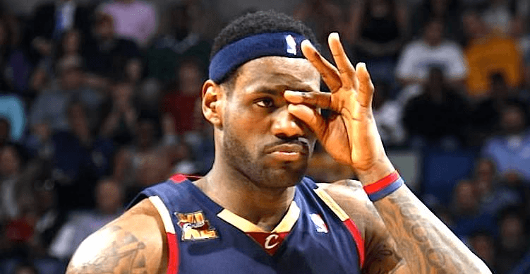 LeBron James should wear an eye patch when he practices shooting. Seriously.