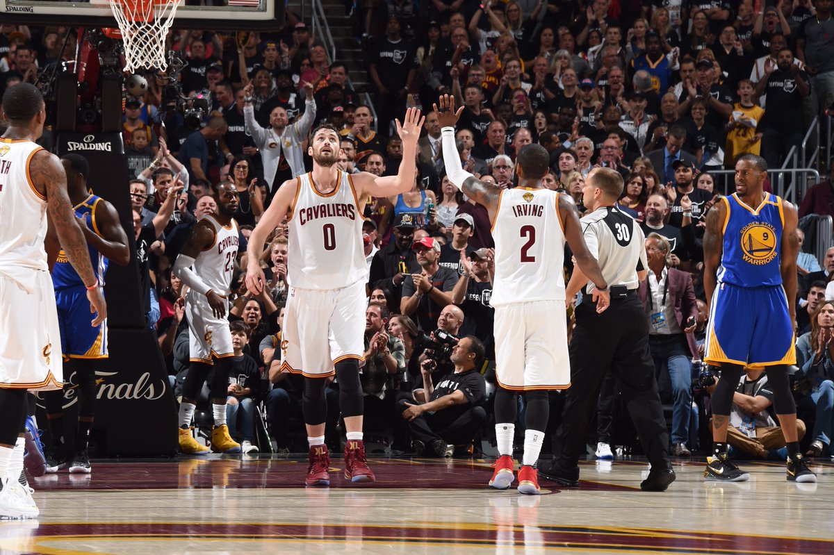 Kyrie Kevin Cavs Warriors Game 4