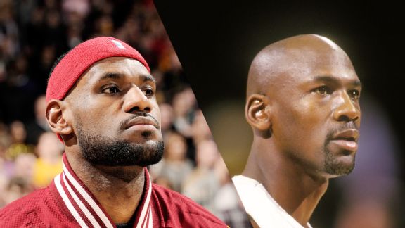 LeBron James, Michael Jordan