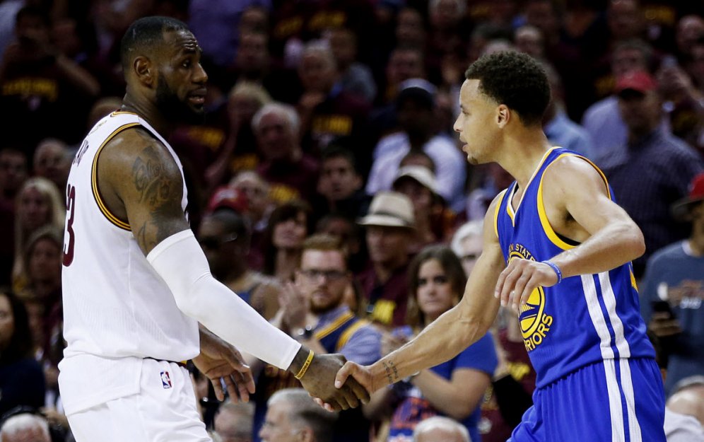 LeBron James. Stephen Curry