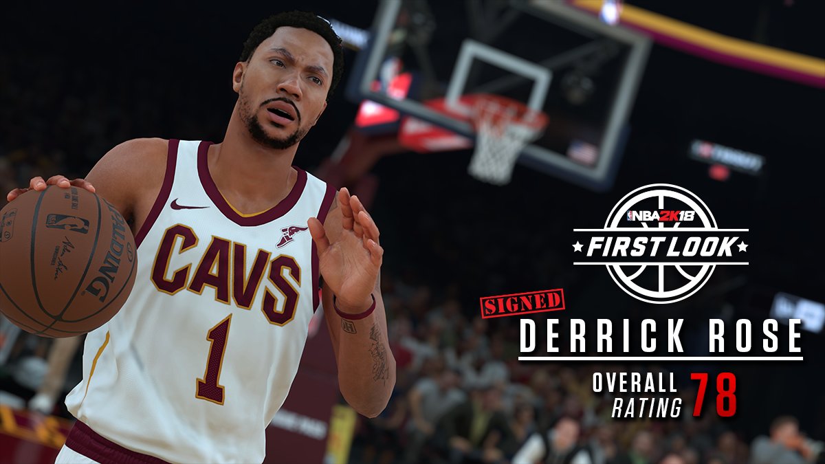 Cavs news: NBA 2K releases sneak-peak of Derrick Rose in Cavs uniform