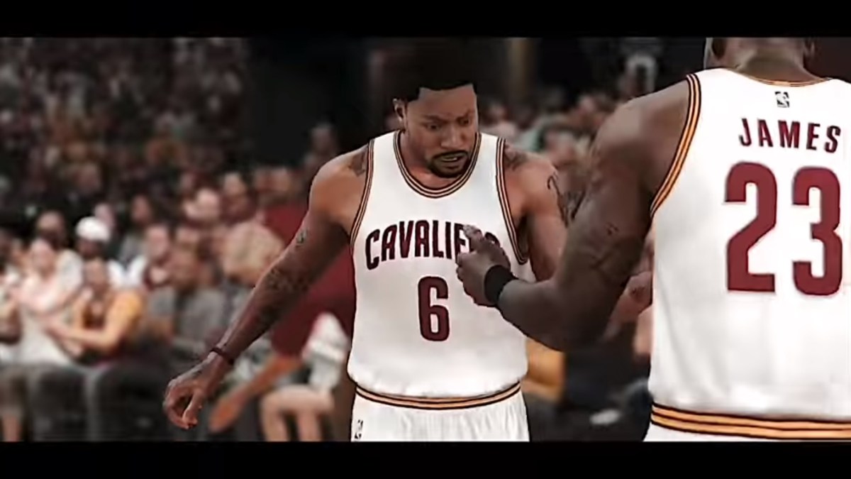 LeBron Derrick Rose Cavs 2K