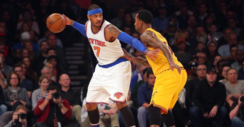 jr smith carmelo anthony cavs knicks