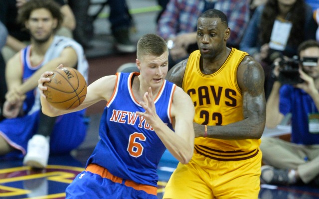 Kristaps Porzingis, LeBron James