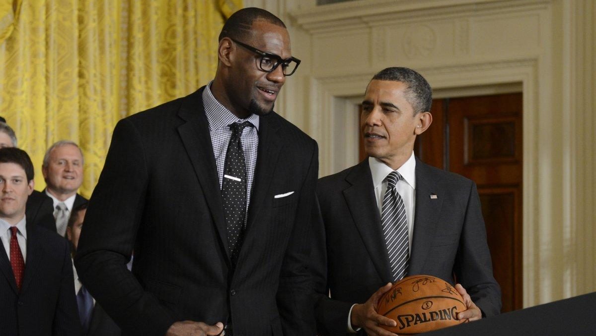 Lebron James, Barack Obama