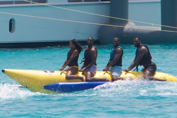 LeBron James, Dwyane Wade explain banana boat on Road Trippin&#8217; podcast