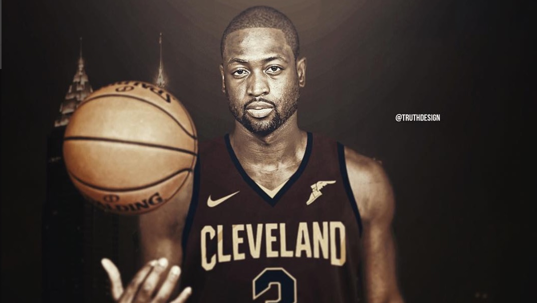 Dwyane Wade new Cavs jersey