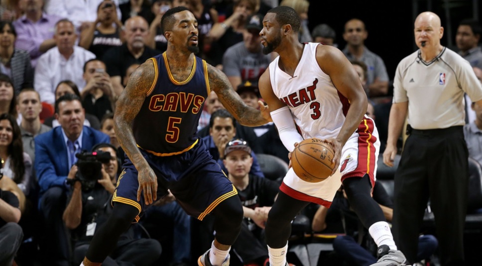 JR Smith Dwyane Wade Cavs Bulls