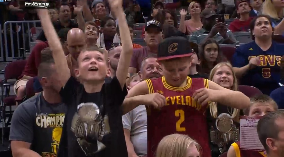 Kid diss kyrie unloyal cavs jersey