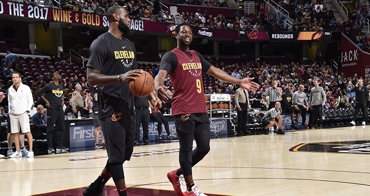 dwyane wade lebron james cleveland