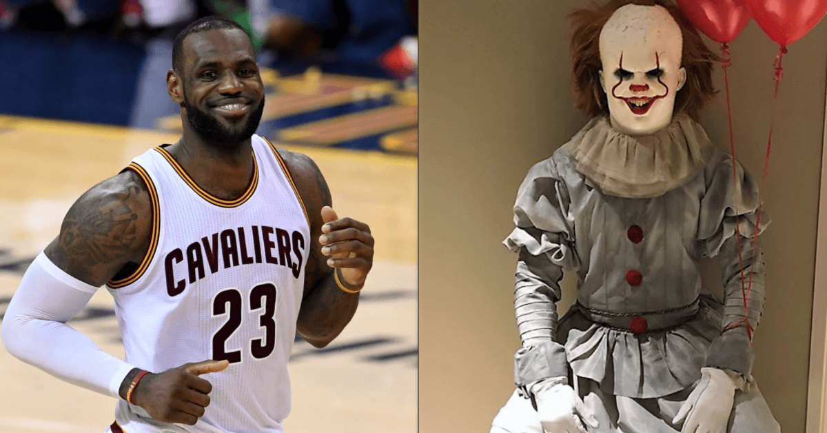 Cavs video LeBron James dances in Pennywise costume at Halloween party