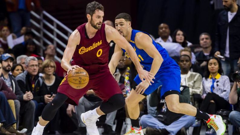 Klay Thompson would love to play with Kevin Love in 2018 NBA All-Star Game