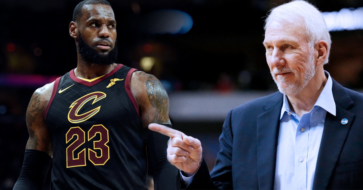 lebron james, gregg popovich, cavs, spurs