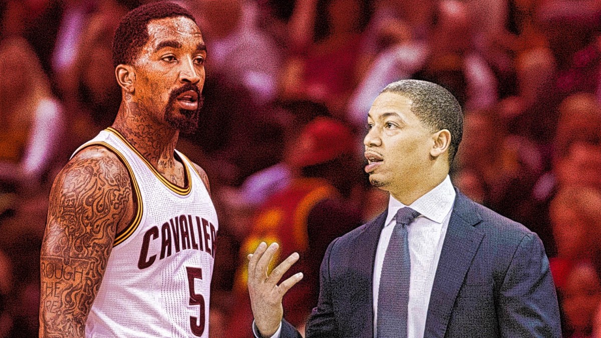 JR Smith, Tyronn Lue, cavs