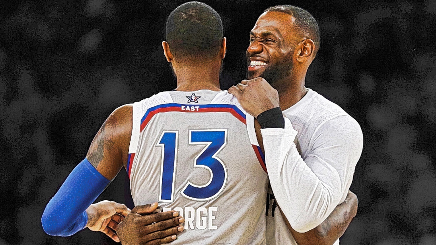 LeBron James welcomes Paul George to his All-Star team