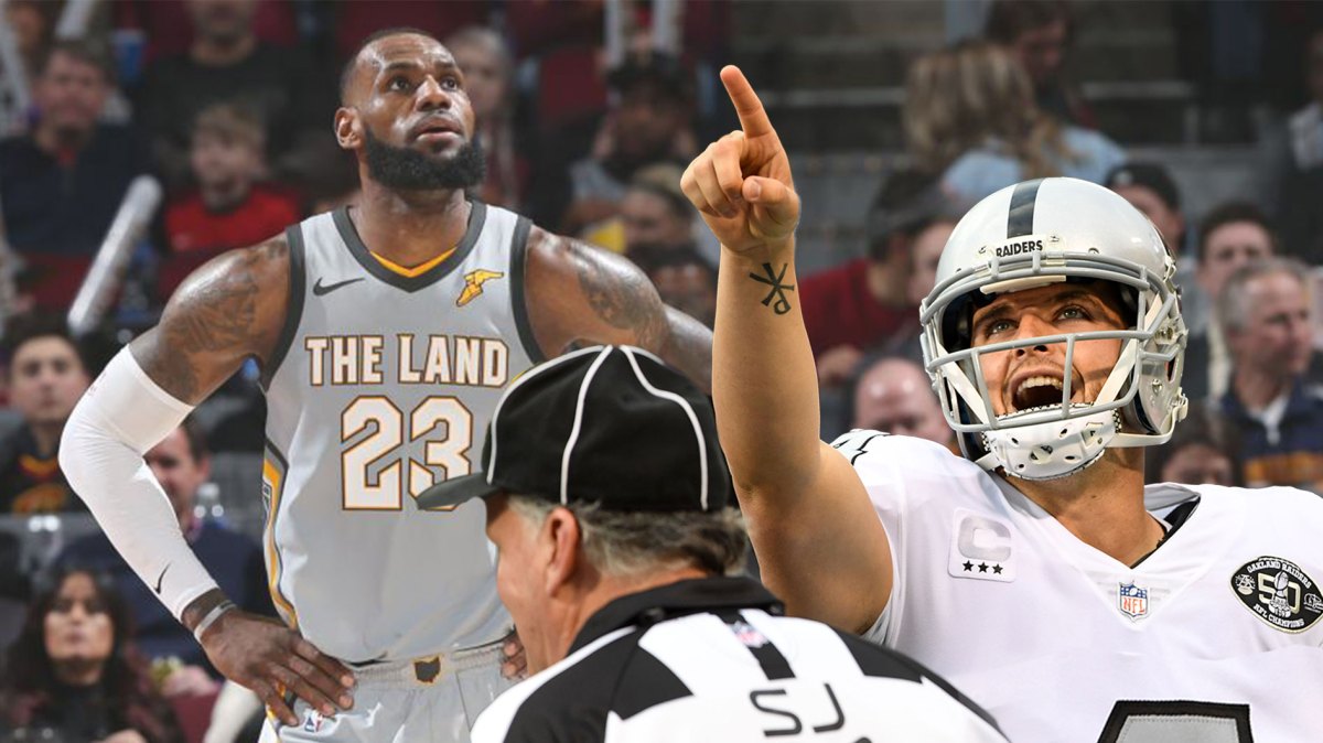 Derek Carr, LeBron James