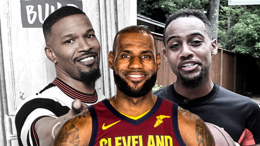Video Jamie Foxx, Brandon Armstrong do their own versions of Cavs&#8217; LeBron James