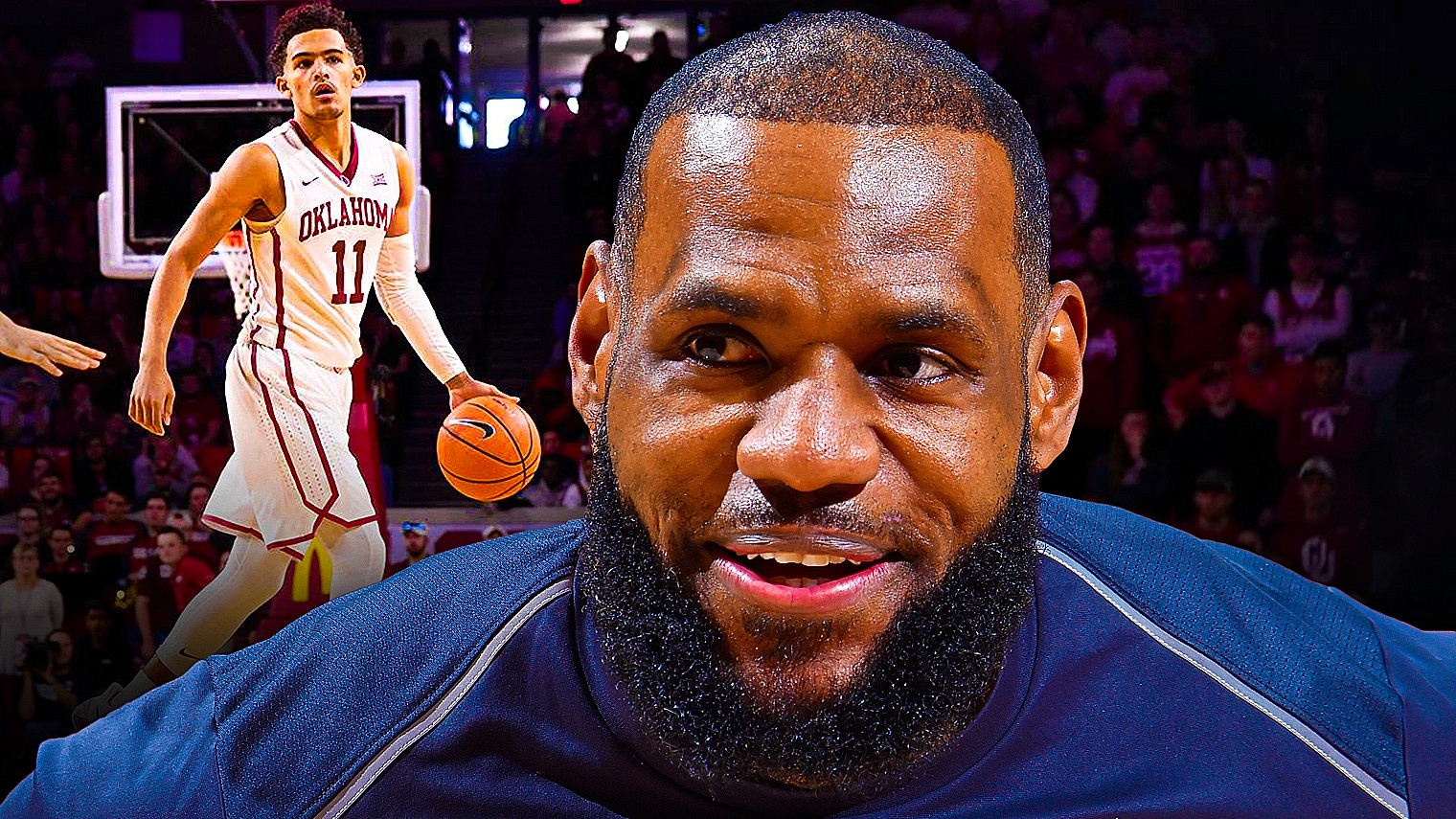 LeBron James thinks Trae Young should go to the NBA after this season