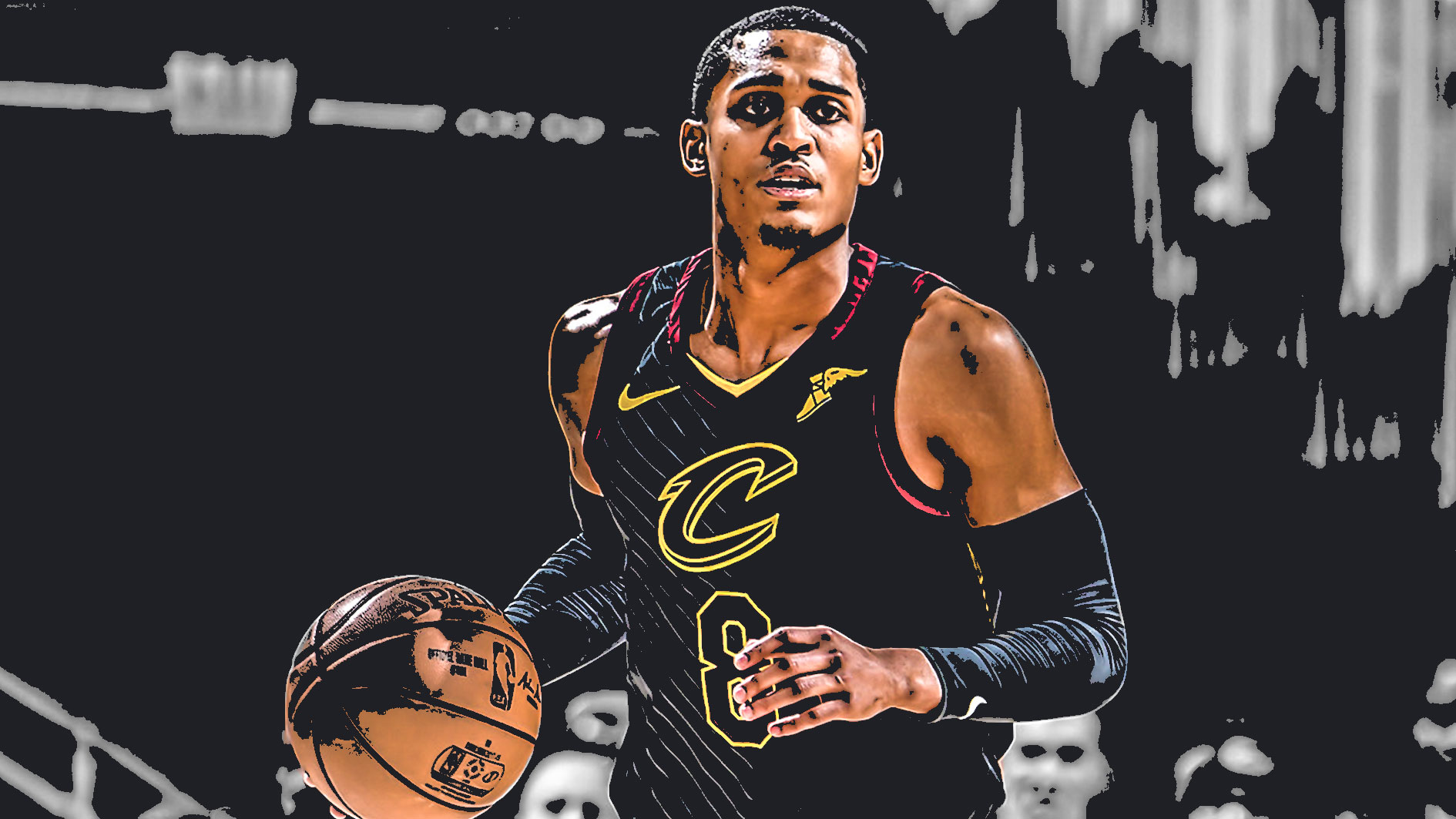 Cavs Nation - Jordan Clarkson wearing the new Cavs jersey