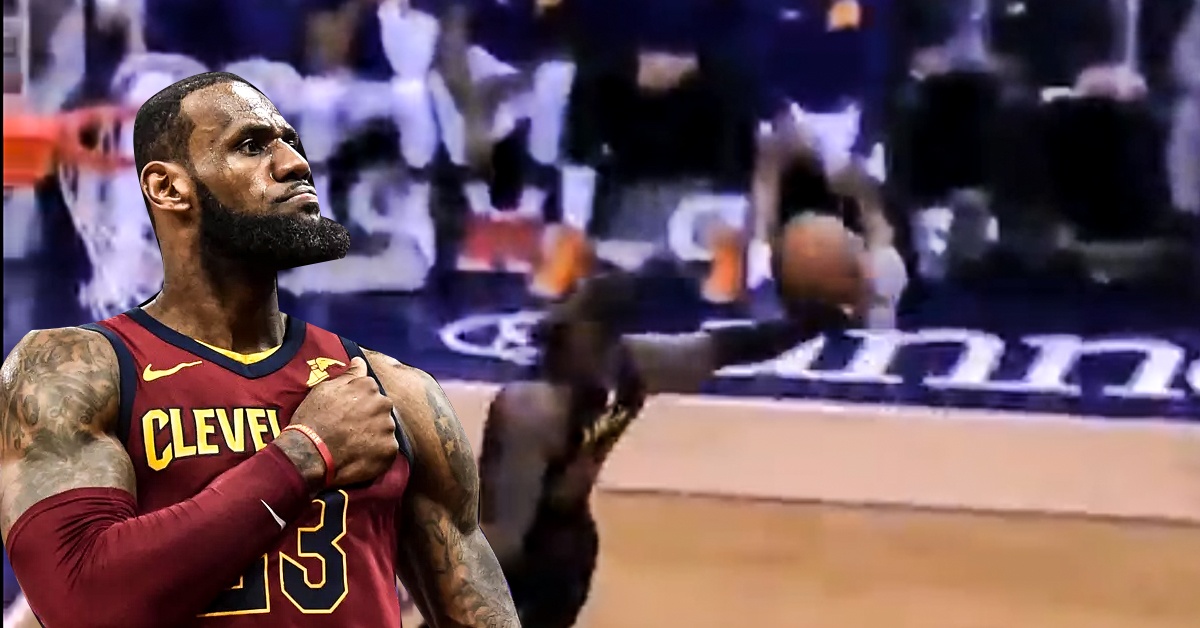 LeBron James Threw Down One of the Best Dunks of His Career