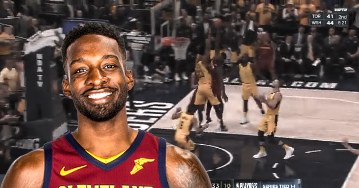 Video: Jeff Green rises up for a vicious facial dunk on Myles Turner